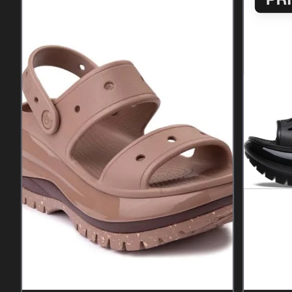 CROCS Brown Sandals Classic Comfort Design